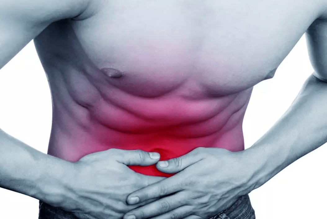 Bauchschmerzen mit Prostatitis