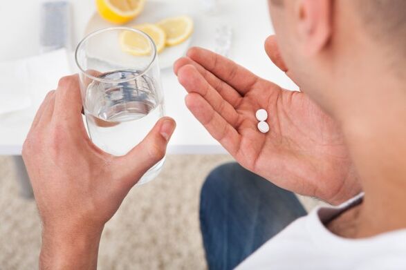 Tabletten gegen infektiöse Prostatitis nehmen