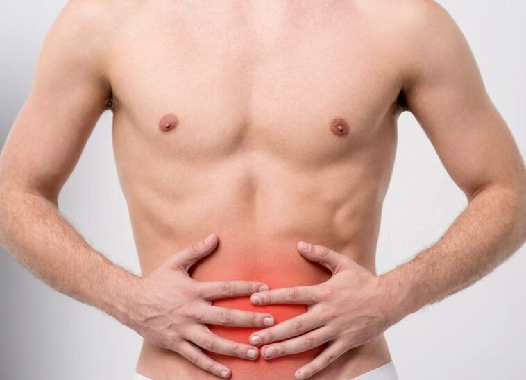 Unterbauchschmerzen bei chronischer bakterieller Prostatitis